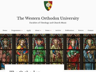Screenshot sito: The Ortodox Catholic Review