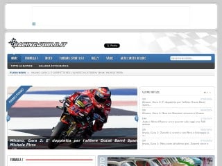 Screenshot sito: Racingworld.it