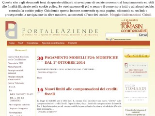 Screenshot sito: PortaleAziende