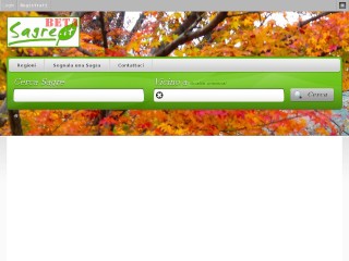 Screenshot sito: Sagre.it
