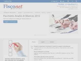 Screenshot sito: Fisconet
