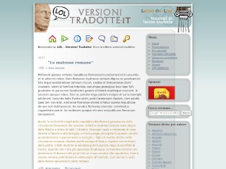 Screenshot sito: VersioniTradotte.it
