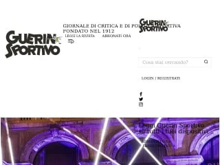 Screenshot sito: Guerin Sportivo