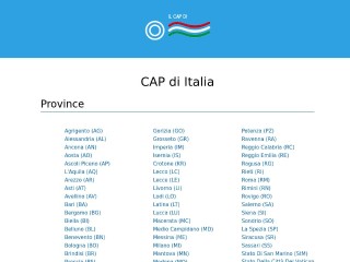 Screenshot sito: IlCapDi.it