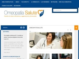 Screenshot sito: OmeopatiaSalute.it