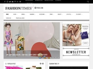 Screenshot sito: Fashiontimes.it