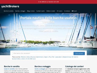 Screenshot sito: Yachtbrokers.it