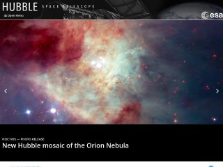 Screenshot sito: SpaceTelescope.org