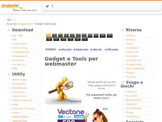 Screenshot sito: Tools Drogbaster.it