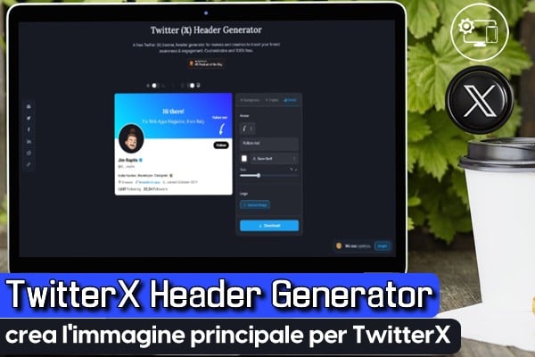 TwitterX Header Generator