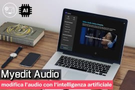 MyEdit Audio: modifica l'audio con l'intelligenza artificiale