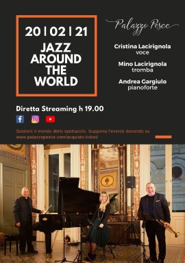 20 febbraio 2021: Jazz around the world [streaming] a Palazzo Pesce, Mola di Bari