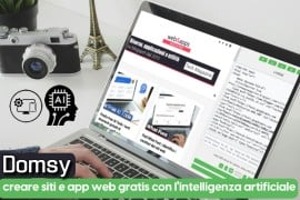 Domsy: creare siti e app web gratis con l'intelligenza artificiale