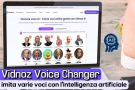 Vidnoz Voice Changer: imita varie voci con l'intelligenza artificiale