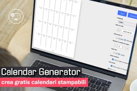 Calendar Generator: crea gratis calendari stampabili