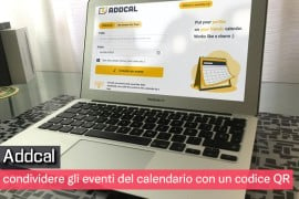  Addcal: condividere gli eventi del calendario con un codice QR 