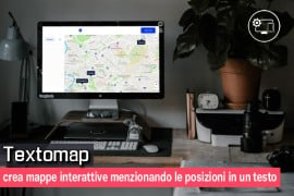  Textomap: crea mappe interattive menzionando le posizioni in un testo 