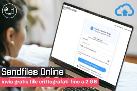  Sendfiles Online: invia gratis file crittografati fino a 2 GB 