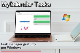MyCalendar Tasks: task manager gratuito per Windows
