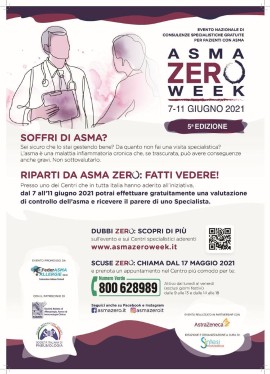 Torna in Lombardia la quinta edizione di ASMA ZERO WEEK: consulenze gratuite nei Centri specializzati dal 7 all'11 giugno. Monito degli esperti: cambiare l'approccio dei pazienti nel trattamento dell'asma