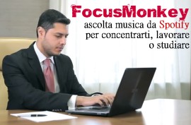  FocusMonkey: ascolta musica da Spotify per concentrarti, lavorare o studiare 