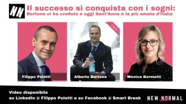 Cauzione per la plastica, Alberto Bertone di acqua Sant’Anna a New Normal Live su LinkedIn con Filippo Poletti e Monica Bormetti