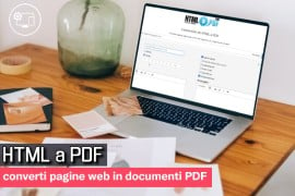 HTML a PDF: converti pagine web in documenti PDF 