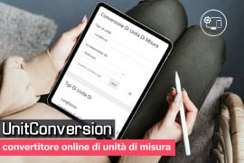 UnitConversion: convertitore online di unità di misura