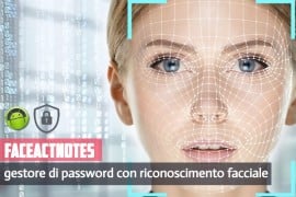 FaceActNotes: gestore di password con riconoscimento facciale 
