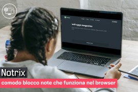  Notrix: comodo blocco note che funziona nel browser 