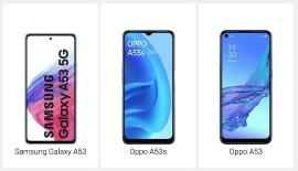 Oppo A53 e Samsung Galaxy A53 5G: stesso nome, tante differenze
