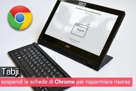  Tabji: sospendi le schede di Chrome per risparmiare risorse 