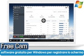 Free Cam: software gratuito per Windows per registrare lo schermo