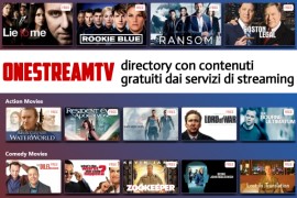  OneStreamTV: directory con contenuti gratuiti dai servizi di streaming 