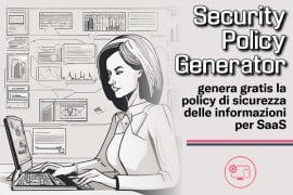 Security Policy Generator: genera gratis la policy di sicurezza delle informazioni per SaaS