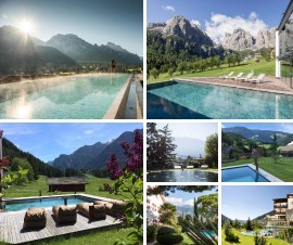 Le più belle piscine outdoor con vista panoramica sulle montagne