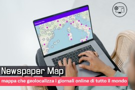 Newspaper Map: mappa che geolocalizza i giornali online di tutto il mondo 