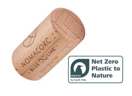 Nomacorc Blue Line, la gamma di chiusure per il vino è la prima al mondo a centrare l’obiettivo “Net Zero Plastic to Nature” di South Pole