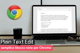 Plain Text Edit: semplice blocco note per Chrome