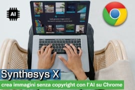 Synthesys X: crea immagini senza copyright con l'AI su Chrome