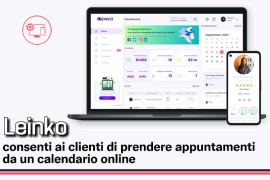 Leinko: consenti ai clienti di prendere appuntamenti da un calendario online