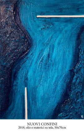 L'energia del blu nella pittura di Roberto Re