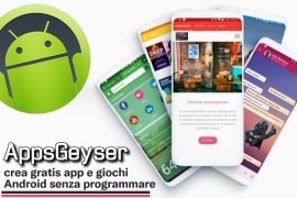AppsGeyser: crea gratis app e giochi Android senza programmare