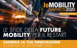 IoMOBILITY Awards | Candidature aperte fino al 30 settembre 2020