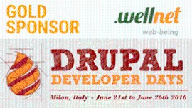 Wellnet è GOLD sponsor dei Drupal Developers Days