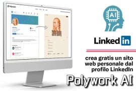 Polywork AI: crea gratis un sito web personale dal profilo LinkedIn
