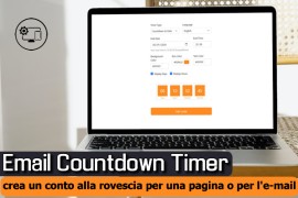 Email Countdown Timer: crea un conto alla rovescia per una pagina o per l'email