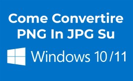 Convertire PNG In JPG Su Windows