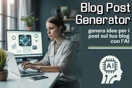 Blog Post Generator: genera idee per i post sul tuo blog con l'AI