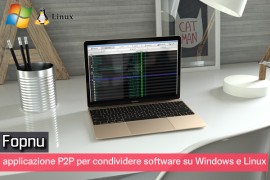  Fopnu: applicazione P2P per condividere software su Windows e Linux 